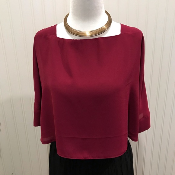 CAPE BLOUSE - Picture 5 of 12